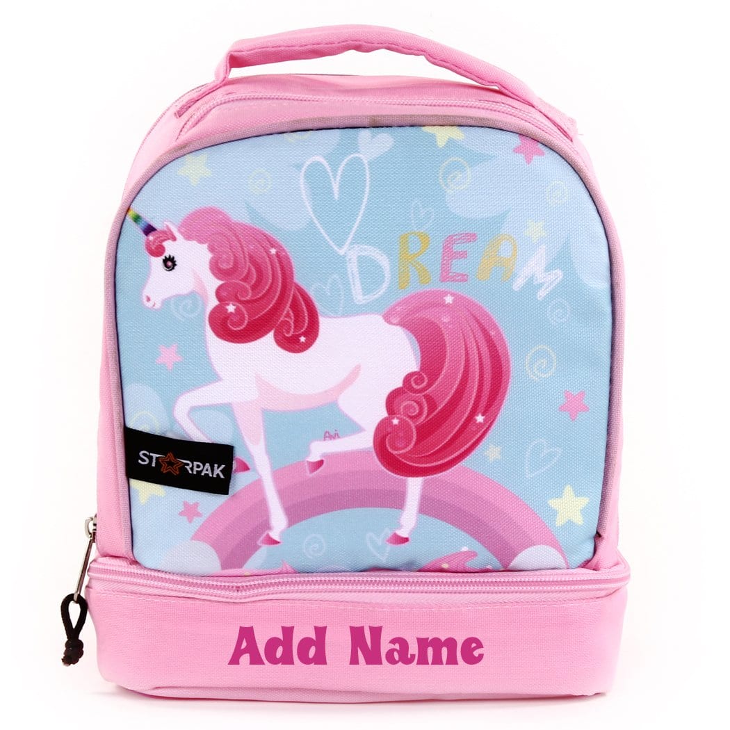 Personalized School Backpack or Lunch Bag - Unicorn – Kishkesh